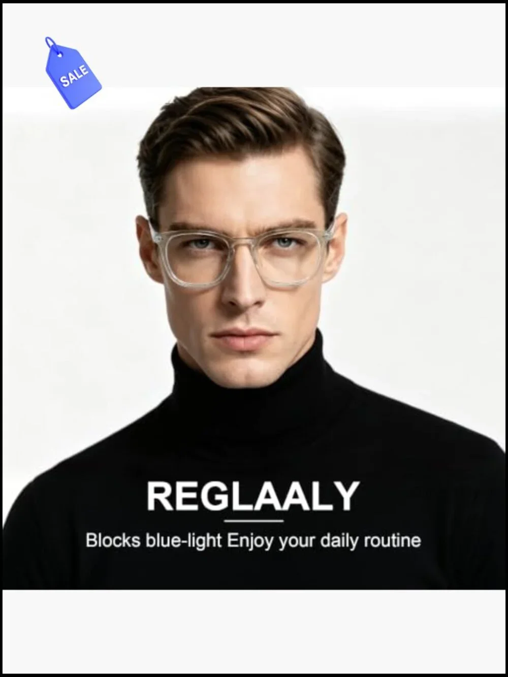 2 Pack Blue Light Blocking Glasses for Men Women Computer Reading